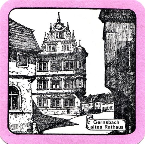 gernsbach ra-bw gerns altstadt 5b (quad185-altes rathaus-schwarzviolett)
